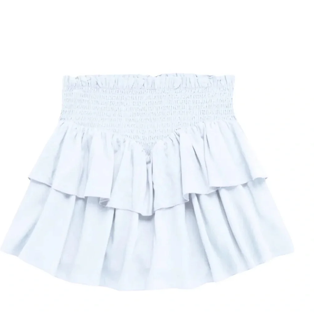 Katie J NYC White Ruffle Skirt - Picture 1 of 4